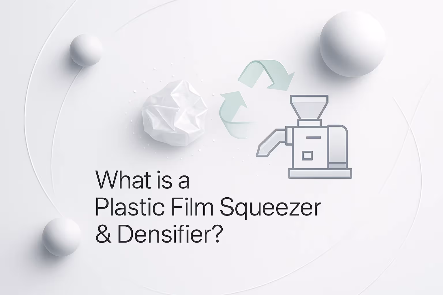 Industrial plastic film recycling equipment